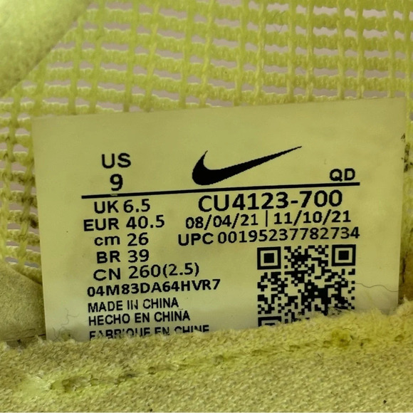 NIKE Sz 9 Zoom Vaporfly  Lightweight Running Shoes Lace Up Sneakers Performance - Picture 10 of 10